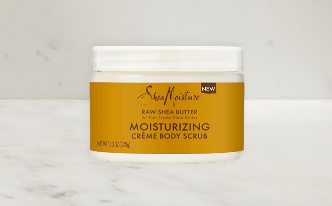 SheaMoisture Raw Fair Trade Shea Butter Moisturizing Exfoliating Creme Body Scrub