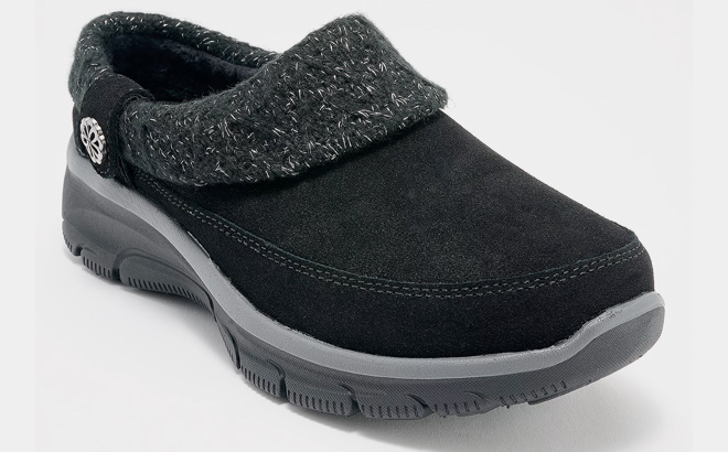 Skechers Easy Going Water Repellent Suede Clogs Full Bloom