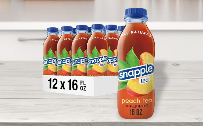 Snapple Peach Tea 12 Pack