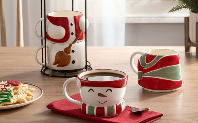 Snowman Holiday Mugs