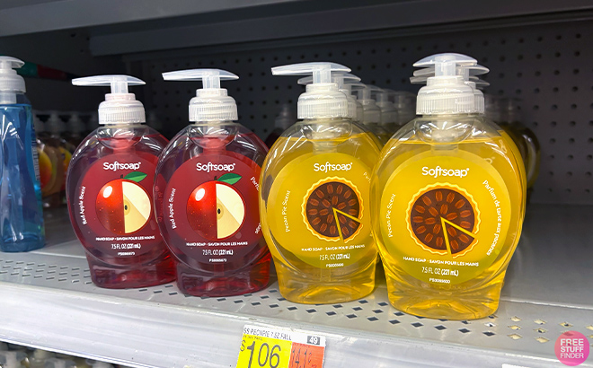 Softsoap Liquid Hand Soaps in shelf