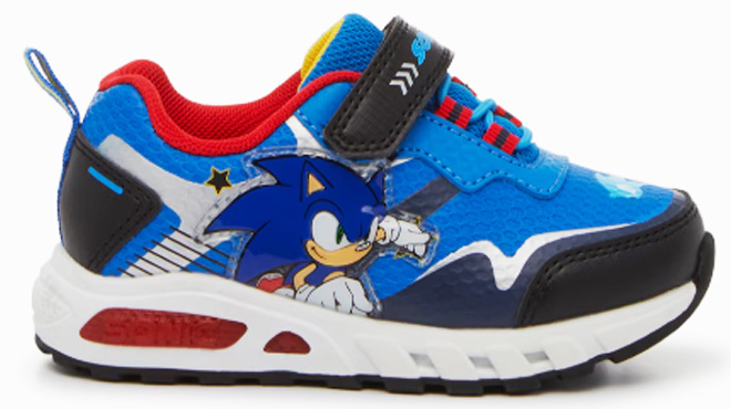 Sonic The Hedgehog Kids Light Up Sneakers