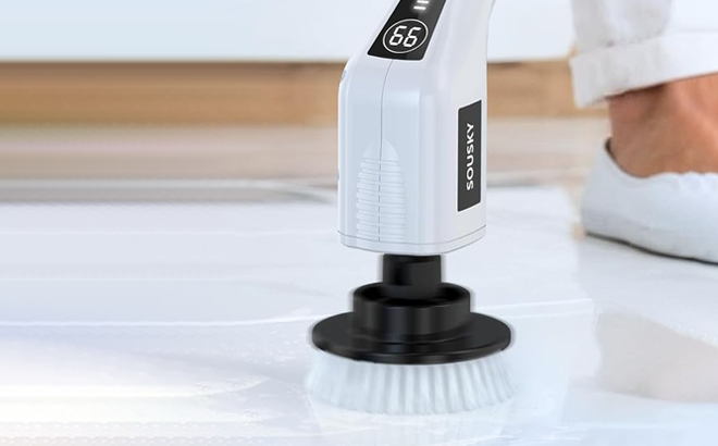 Sousky Electric Spin Scrubber on a Floor