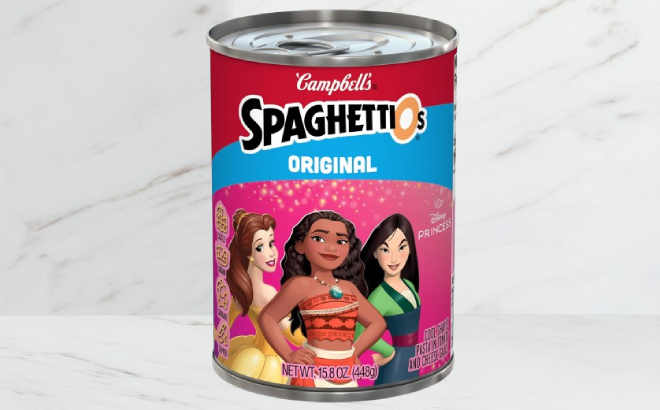 SpaghettiOs Disney Princess Shapes Canned Pasta