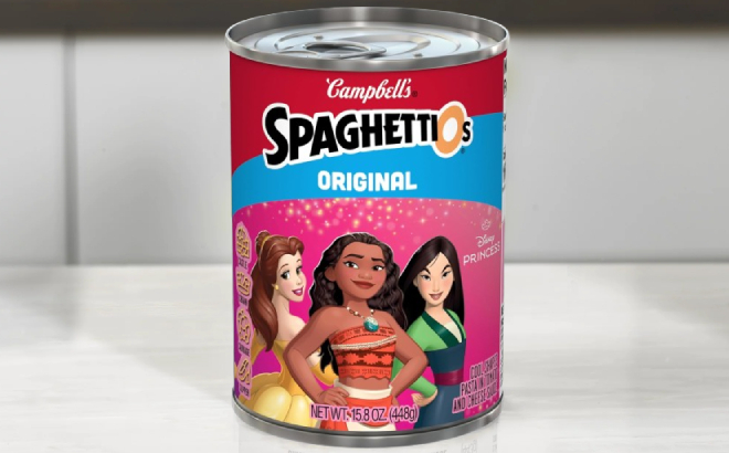 SpaghettiOs x Disney Princess Shapes Canned Pasta