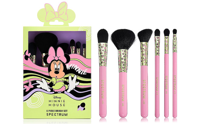 Spectrum Disney Minnie 6 Piece Makeup Brush Set