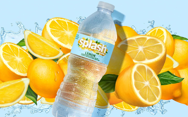 Splash Refresher Lemon Flavored Bottled Water