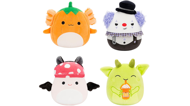 Squishmallows 5 Inch Halloween 4 Pack