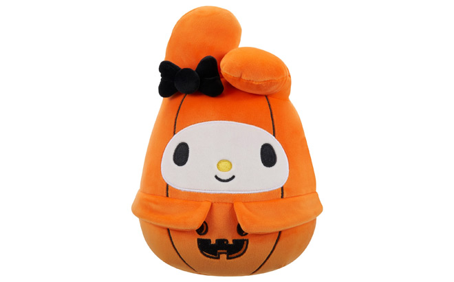 Squishmallows Official 8 inch Hello Kitty My Melody Pumpkin