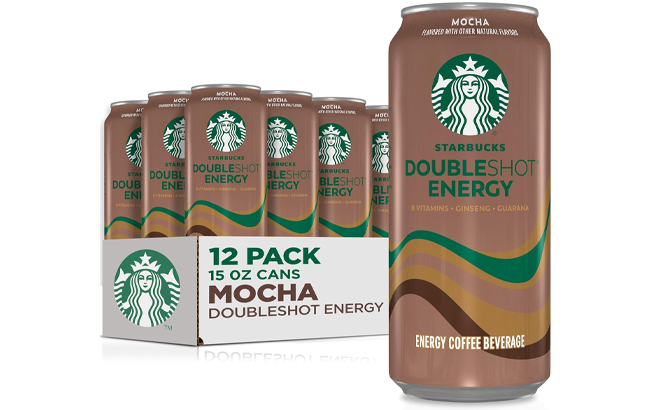 Starbucks Doubleshot Energy Drink Coffee Beverage Mocha