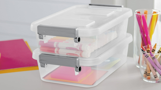 Sterilite 2 7 Quart Modular Latch Box