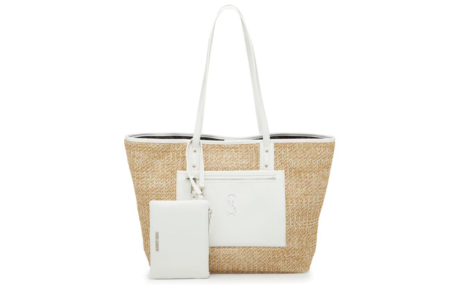 Steve Madden Playa Straw Tote and Wallet