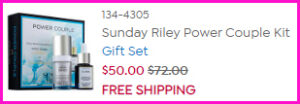 Sunday Riley Power Couple Kit Checkout Sreen