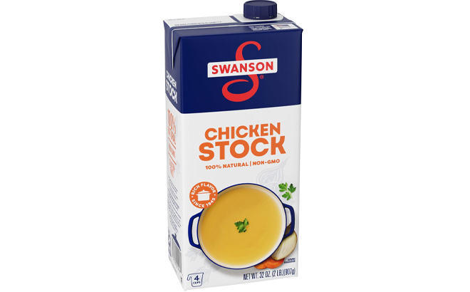 Swanson 100 Natural Gluten Free Chicken Stock 32 Oz Carton