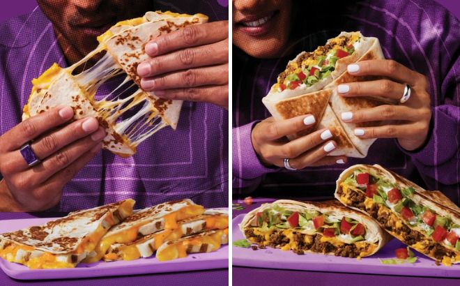 Taco Bell Chicken Quesadilla Kit and Crunchwrap Supreme Kit