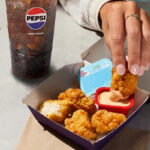 Taco Bell Crispy Chicken Nuggets with Free Drink