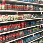 Target shelve filled with Old Spice Deodorants