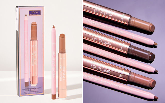 Tarte Maracuja Juicy Lip Icons Plump Liner Duo