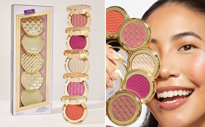 Tarte Stay Golden Amazonian Clay Cheek Set