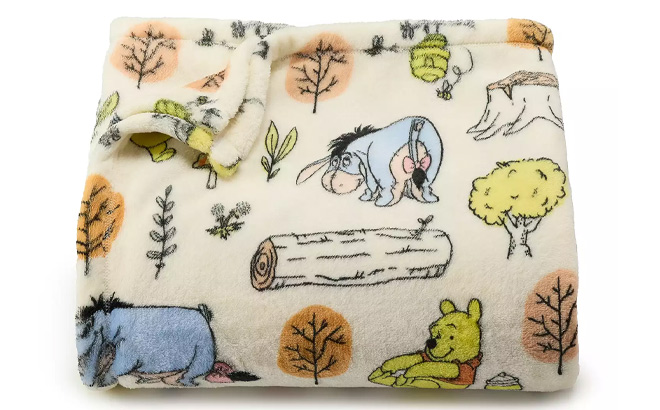 The Big One Disneys Fall Harvest Oversized Supersoft Printed Plush Throw