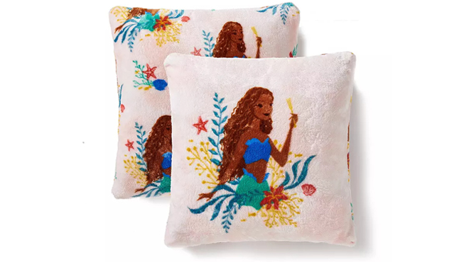 The Big One The Little Mermaid Plush Throw Pillow Set 2 Pack