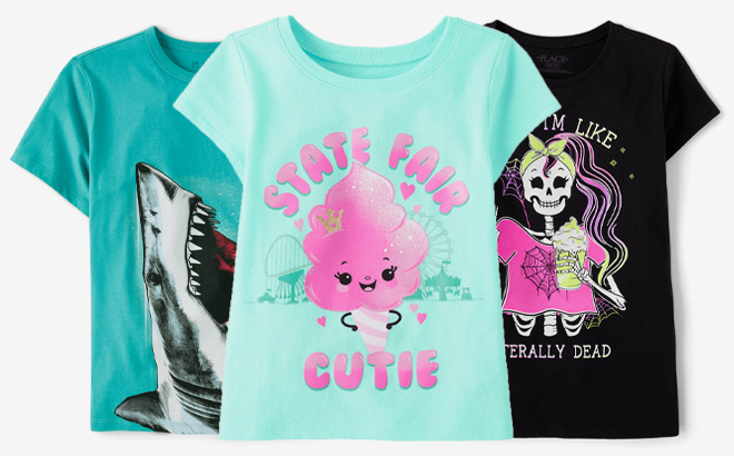 The Childrens Place Kids Graphic Tees