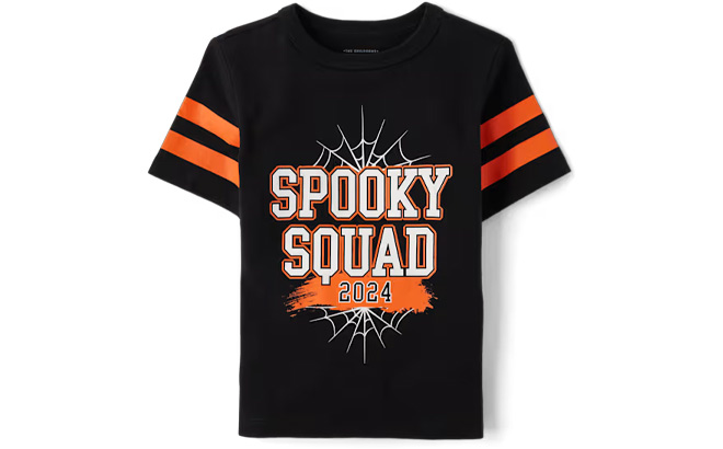 The Childrens Place Toddler Matching Family Glow Spooky Squad 2024 Graphic Tee