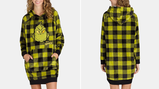 The Grinch Womens Graphic Lounge Dress