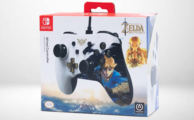 The Legend of Zelda PowerA Nintendo Switch Wired Controller Box