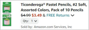 Ticonderoga Pastel Pencils at Checkout