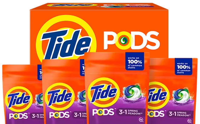 Tide Pods Laundry Detergent Pacs Spring Meadow 156 Count