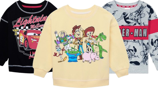 Toddler Boys Crewneck Sweatshirts