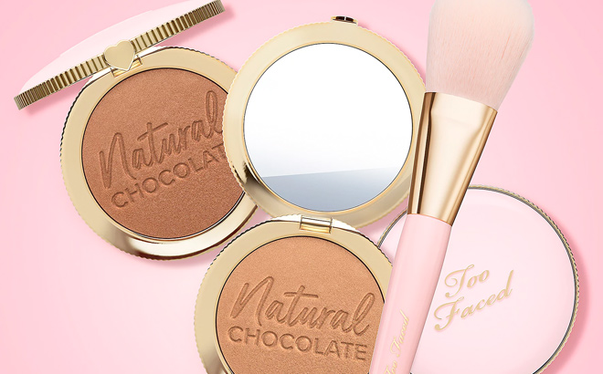 Too Faced Chocolate Soleil Natural Bronzer Duo Brush