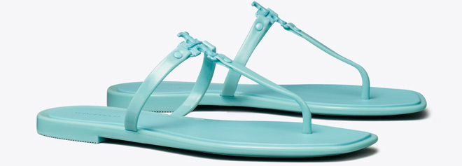 Tory Burch Roxanne Blue Jelly Sandals