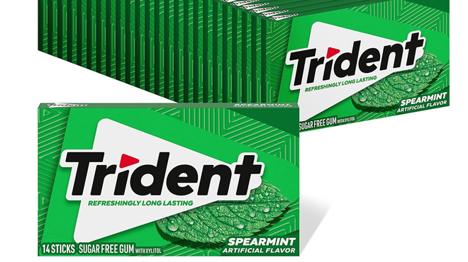 Trident Spearmint Sugar Free Gum 336 count