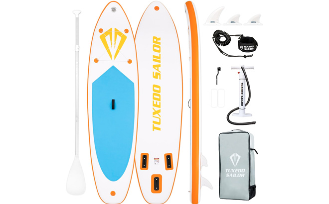 Tuxedo Sailor Inflatable Stand Up Paddle Board Inflatable SUP