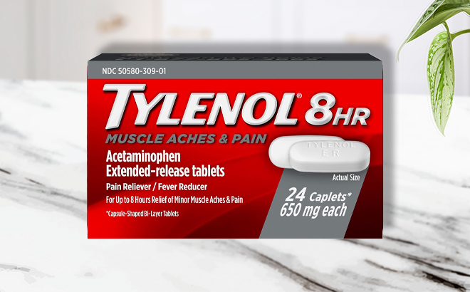 Tylenol 8 HR Muscle Aches Pain Relief 24 Count