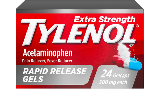 Tylenol Extra Strength 24 Count Acetaminophen Rapid Release Gels