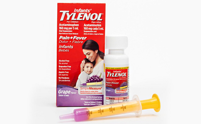 Tylenol Infants Oral Suspension Grape Pain Reliever