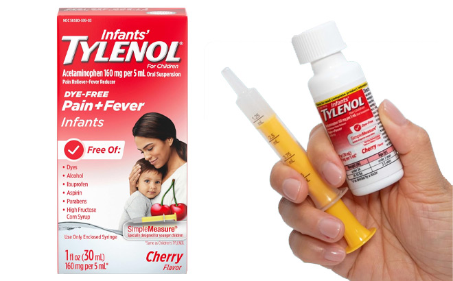 Tylenol Infants Oral Suspension Pain Reliever 1 oz