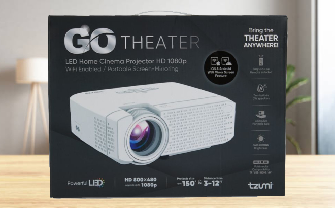 Tzumi Home Cinema Projector