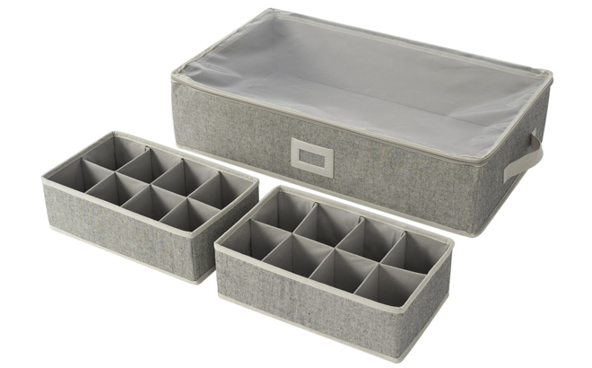 Underbed Storage Organizer 3 Piece Set