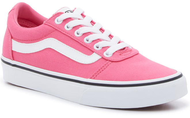 VANS Ward Lo Womens Sneakers in Pink