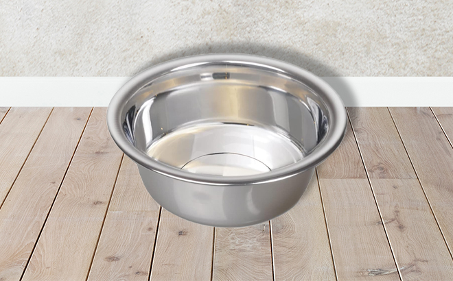 Van Ness Pets Medium Lightweight Stainless Steel Dog Bowl