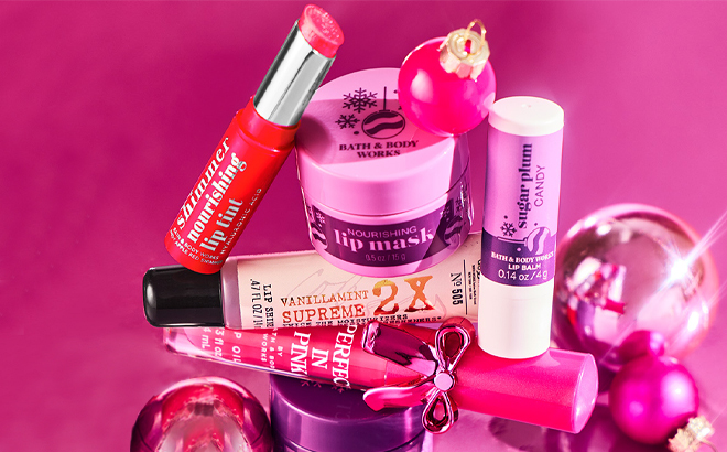 Various Bath Body Works Lip Care Products