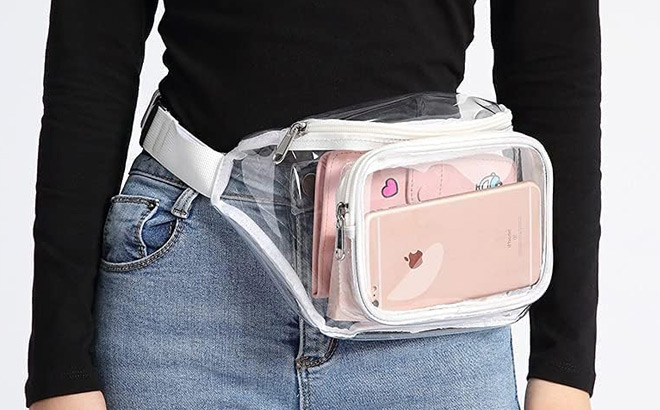 Veckle Clear Fanny Pack Waist Bag