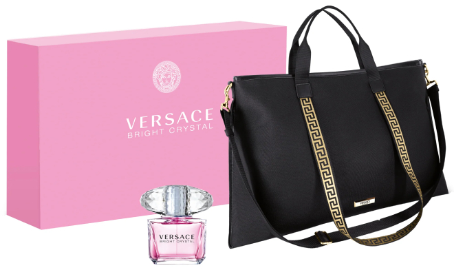 Versace Bright Crystal Perfume Tote Set