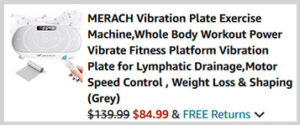 Vibration Plate Exercise Machine Screenshot