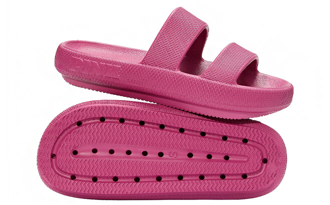 Victorias Secret PINK Double Strap Pillow Slides 