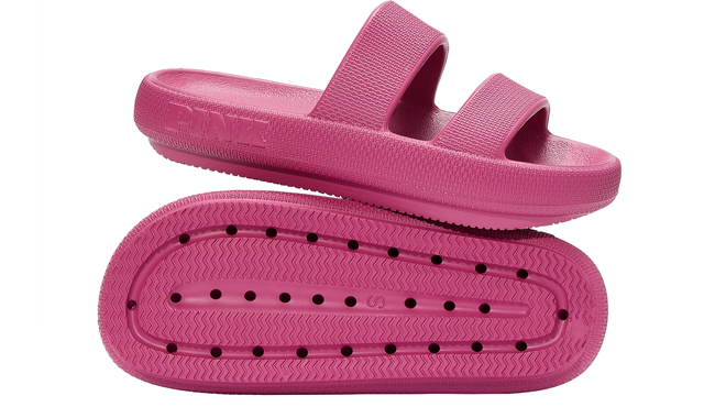 Victorias Secret PINK Double Strap Pillow Slides 2